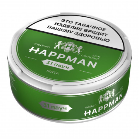 Жевательный табак HAPPMAN medium - Мята